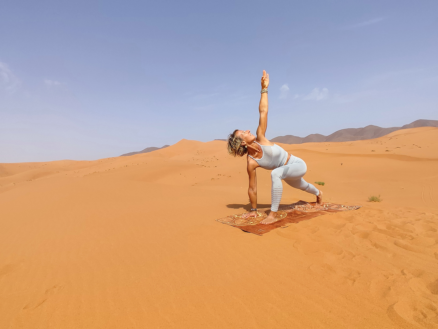 yoga - desert Maroc